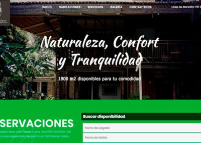 Hotel Casa Rincón Mágico - Desarrollo Web Cali - Diseño Web Cali - Willigan Digital